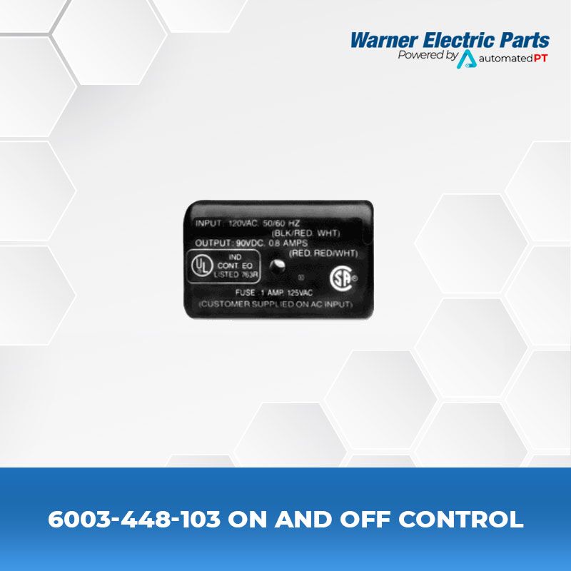 Warner Electric 6003-448-103 On and Off Control 2 6003-448-103-Controls-On-Off-Warnerelectricparts-On&Off-Control