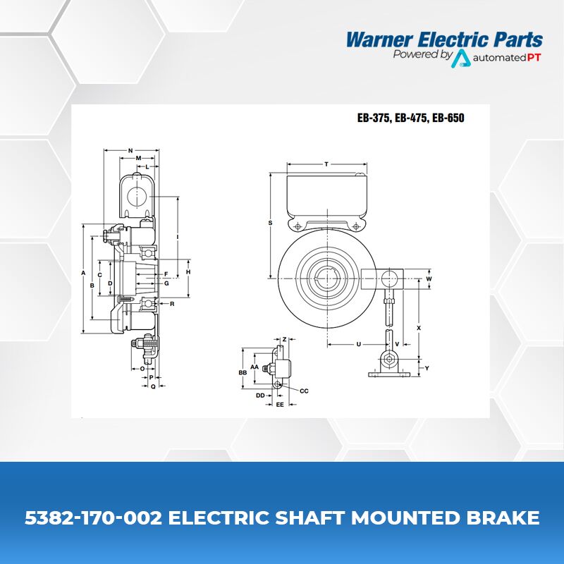 Warner Electric 5382-170-002 Electric Shaft Mounted Brake 3 5382-170-002-Electric-Shaft-Mounted-Brake-Clutch&Brake-Warnerelectricparts-Shaft-Mounted-Diagram