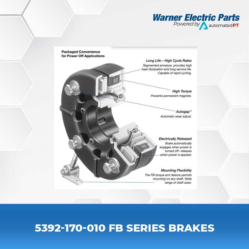 Warner Electric 5392-170-010 FB Series Brakes 4 5392-170-010-FB-Series-Brakes-Clutch&Brake-Warnerelectricparts-FB-Series-FB-Electrically-Released-Drawing